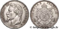 5 francs Napoléon III, tête laurée 1869 Paris F.331/14