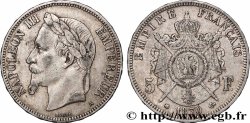 5 francs Napoléon III, tête laurée 1870 Paris F.331/16