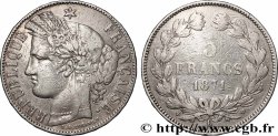 5 francs Cérès, sans légende 1871 Bordeaux F.332/8