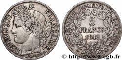 5 francs Cérès, IIe République 1849 Paris F.327/1