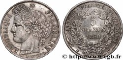 5 francs Cérès, IIe République 1850 Strasbourg F.327/5