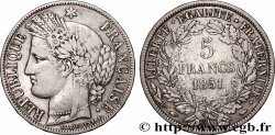 5 francs Cérès, IIe République 1851 Paris F.327/7