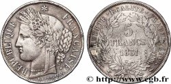 5 francs Cérès, IIe République 1851 Paris F.327/7