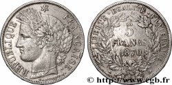 5 francs Cérès, avec légende 1870 Paris F.333/1