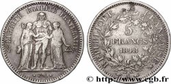 5 francs Hercule, IIe République 1848 Paris F.326/1