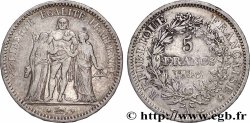 5 francs Hercule, IIe République 1848 Paris F.326/1