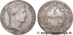 5 francs Napoléon Empereur, Calendrier grégorien 1807 Bayonne F.304/18 XF 