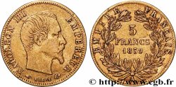 5 francs or Napoléon III, tête nue, grand module 1859 Paris F.501/7 VF 