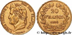 20 francs or Louis-Philippe, Domard 1836 Lille F.527/15