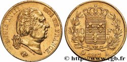 40 francs or Louis XVIII 1817 Paris F.542/6