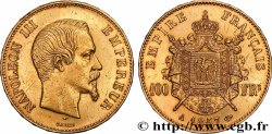 100 francs or Napoléon III, tête nue 1857 Paris F.550/4