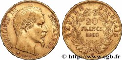 20 francs or Napoléon III, tête nue 1860 Strasbourg F.531/20
