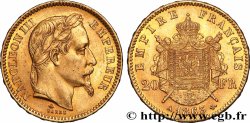 20 francs or Napoléon III, tête laurée 1863 Paris F.532/6
