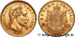 20 francs or Napoléon III, tête laurée 1866 Paris F.532/13