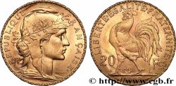 20 francs or Coq, Liberté Égalité Fraternité 1909 Paris F.535/3