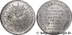 Reproduction en étain de l’Essai de Tiolier au module de 2 francs pour la paix franco-russe 1801 Paris Maz.590 b var. AU 