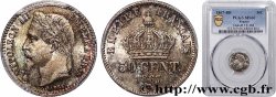 50 centimes Napoléon III, tête laurée 1867 Strasbourg F.188/15 FDC66 PCGS