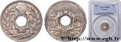 5 centimes Lindauer, petit module 1934 Paris F.122/17