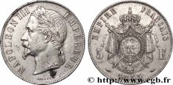 Épreuve de 5 francs Napoléon III, tête laurée par Bouvet 1853 Paris Maz.1637  TTB 