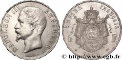 5 francs Napoléon III, tête nue 1856 Strasbourg F.330/8 VZ+ 