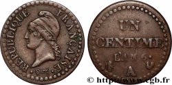 Un centime Dupré, 6 normal 1798 Paris F.100/3