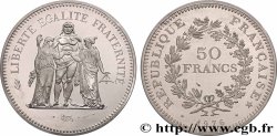 Piéfort Argent de 50 francs Hercule 1976  GEM.223 P1