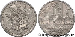 Piéfort argent de 10 francs Mathieu 1976 Pessac GEM.186 P2
