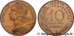 Piéfort Cu-Al-Ni de 10 centimes Marianne 1974 Pessac GEM.46 P1
