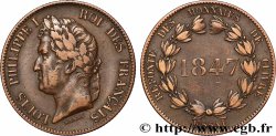 Refonte des monnaies de cuivre, essai au module de 5 centimes en bronze 1847  T.T.4531 2  MBC 
