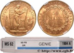 50 francs or Génie 1904 Paris F.549/6