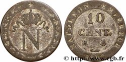 10 cent. à l&nbsp;N couronnée 1809 La Rochelle F.130/14 VF 