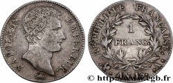 1 franc Napoléon Empereur, Calendrier révolutionnaire 1805 Paris F.201/14 VF 