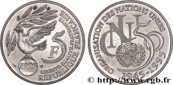 5 francs Cinquantenaire de l’ONU 1995 Pessac F.345/1