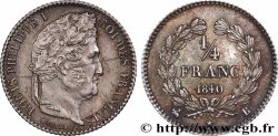 1/4 franc Louis-Philippe 1840 Rouen F.166/81 XF 