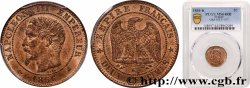 Deux centimes Napoléon III, tête nue 1856 Bordeaux F.107/41