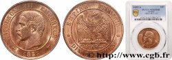 Dix centimes Napoléon III, tête nue 1853 Paris F.133/2