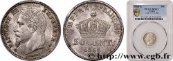 50 centimes Napoléon III, tête laurée 1868 Paris F.188/20
