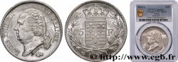 5 francs Louis XVIII, tête nue 1823 Bayonne F.309/83