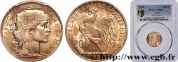 20 francs or Coq, Liberté Égalité Fraternité 1908 Paris F.535/2