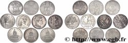 Lot de 10 pièces de 100 francs commémoratives - - F.-/