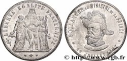 Monnaie de propagande pour le Général Boulanger au module et au type de 5 francs Hercule 1887  Schw.fig.27 p.510 TB+ 