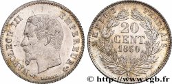 20 centimes Napoléon III, tête nue 1860 Paris F.148/13