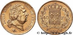 40 francs or Louis XVIII 1818 Lille F.542/8