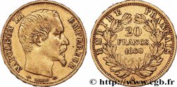 20 francs or Napoléon III, tête nue 1860 Paris F.531/18