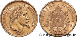20 francs or Napoléon III, tête laurée 1866 Paris F.532/13