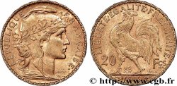 20 francs or Coq, Dieu protège la France 1906 Paris F.534/11
