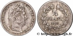 1/4 franc Louis-Philippe 1845 Paris F.166/102