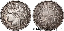 5 francs Cérès, IIe République 1851 Paris F.327/7