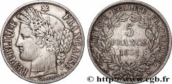 5 francs Cérès, IIe République 1851 Paris F.327/7