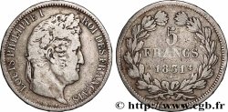5 francs Ier type Domard, tranche en relief 1831 Paris F.320/1